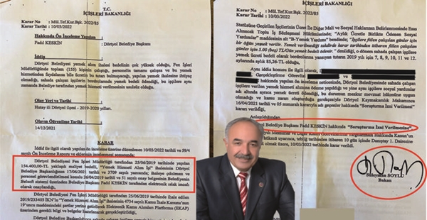 BAKAN SOYLU, SORUŞTURMA İZNİ VERDİ