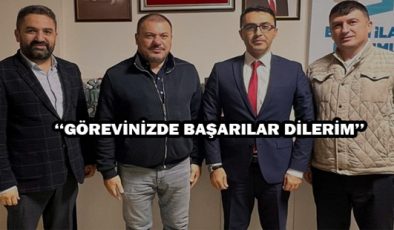 HGC BAŞKANI MAZMANOĞLU’NDAN BİK MÜDÜRÜ PARLAK’A ZİYARET