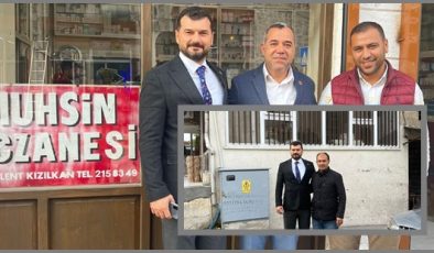 AK PARTİ İLÇE TEŞKİLATI’NDAN MUHTARLARA ZİYARET