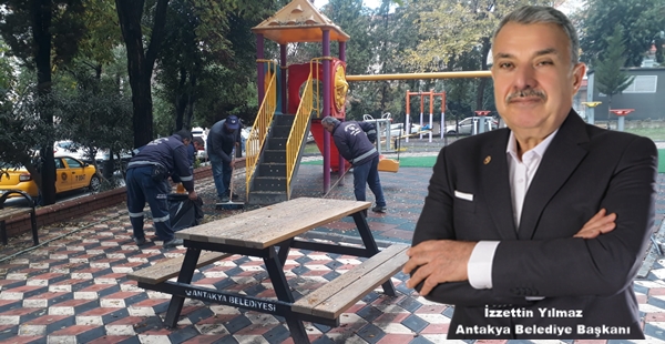 ANTAKYA BELEDİYESİ, PARK VE YEŞİL ALAN ÇALIŞMALARINI SÜRDÜRÜYOR