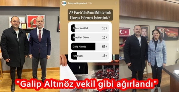 GALİP ALTINÖZ VEKİL GİBİ AĞIRLANDI