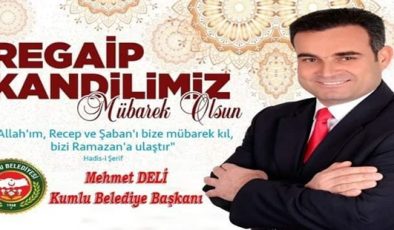 İSLAM ALEMİNİN REGAİP KANDİL’İNİ TEBRİK EDERİM