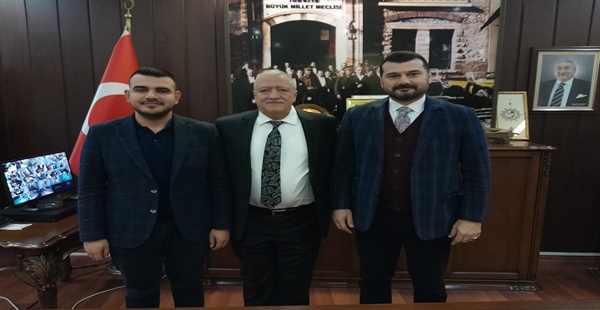 EMRULLAH GÜLEN’DEN BAŞKAN TEKSÖZ’E ZİYARET