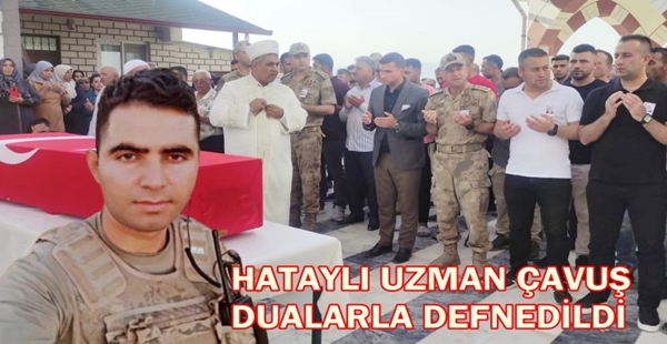 UZMAN ÇAVUŞ GÜNDOĞAN, DUALARLA DEFNEDİLDİ