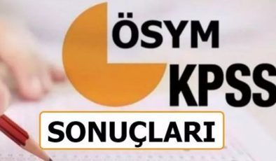 KPSS SONUÇLARI AÇIKLANDI