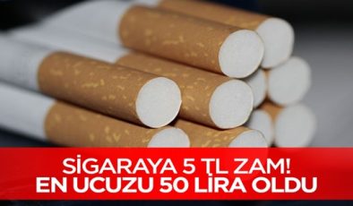 SİGARAYA 5 TL ZAM