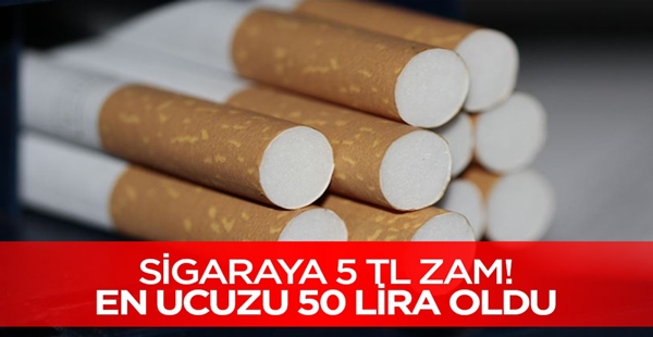 SİGARAYA 5 TL ZAM