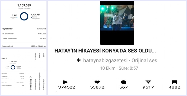 HATAY’IN HİKAYESİ MİLYONLARA ULAŞTI