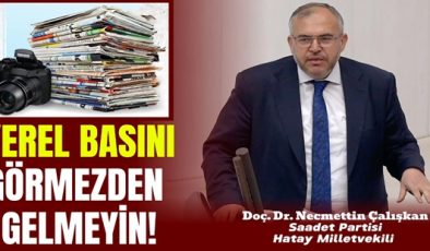 ÇALIŞKAN: YEREL BASIN YOK OLUYOR