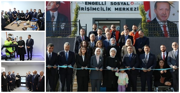 HANIMEFENDİ ERDOĞAN HATAY’DA ENGELLİ MERKEZİNİ AÇTI