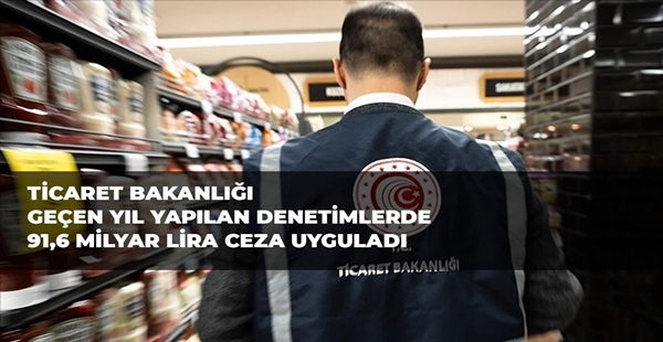 91,6 MİLYAR LİRA VERGİ VE İDARİ PARA CEZASI KESİLDİ