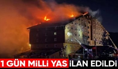 ERDOĞAN: 1 GÜNLÜK MİLLİ YAS İLAN EDİLDİ