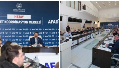 HATAY’DA İNŞAAT SÜREÇLERİ DEĞERLENDİRİLDİ