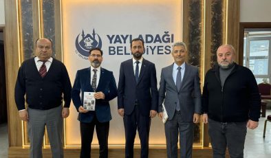 BAŞKAN YALÇIN İL MÜDÜRÜ DİNÇ’E İLÇEYİ TANITTI