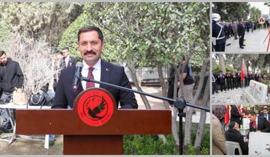 ÇANAKKALE ZAFERİ’NİN 110’UNCU YILINDA ÇELENK SUNULDU