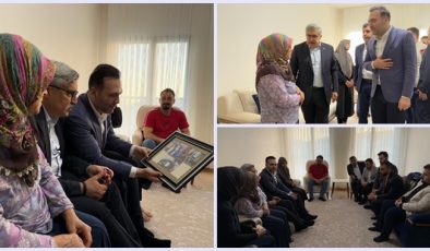 GENEL BAŞKAN İBİŞ DEPREMZEDE AİLEYİ UNUTMADI