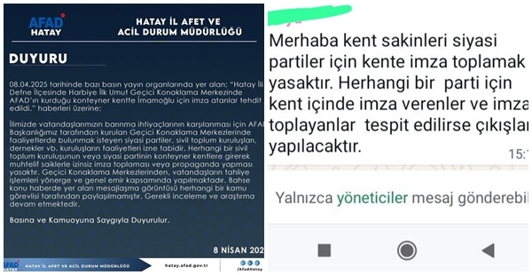 AFAD’DAN KONTEYNER KENTTEKİ İDDİALARA YANIT ‘’GEREKLİ İNCELEME BAŞLATILDI’’