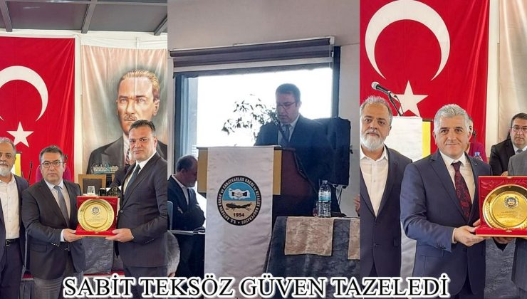 SABİT TEKSÖZ GÜVEN TAZELEDİ