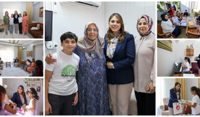 HANIMEFENDİ MASATLI HANE ZİYARETLERİNDE BULUNDU