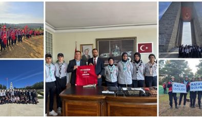 BAŞKAN YALÇIN İZCİ TAKIMINI AĞIRLADI