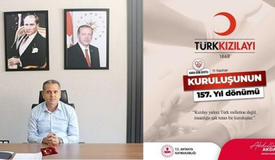 KAYMAKAM AKDAŞ KIZILAY’I UNUTMADI