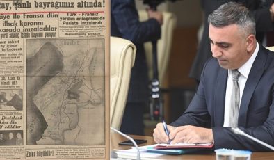 KAŞIKÇI: 23 HAZİRAN HATAY’IN ZAFER GÜNÜDÜR