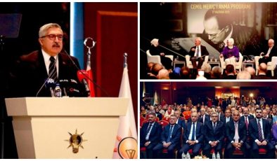 YAYMAN CEMİL MERİÇ ANMA PROGRAMINA KATILDI