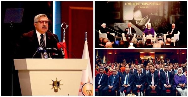 YAYMAN CEMİL MERİÇ ANMA PROGRAMINA KATILDI