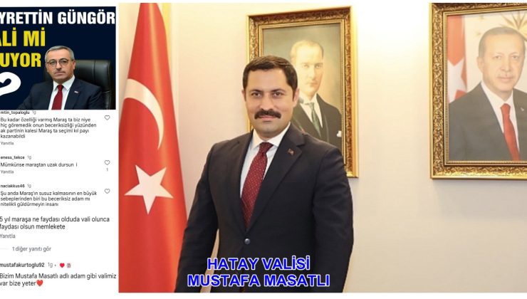 VALİ MUSTAFA MASATLI HATAY’IN VAZGEÇİLMEZİDİR