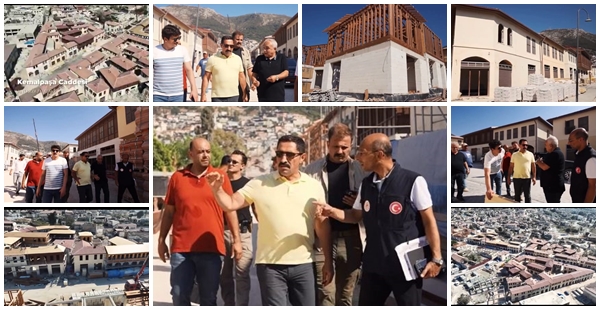 VALİ MASATLI TARİHİ KEMALPAŞA CADDESİ ÜZERİNDE İNCELEMELERDE BULUNDU