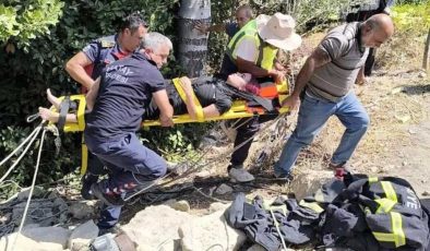 SU KUYUSUNA DÜŞEN KADIN KURTARILDI