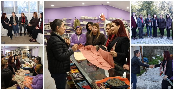 ZEHRA EREN, HATAY’IN ‘’YAŞAYAN HAZİNESİ’’ EMEL DUMAN’I ATÖLYESİNDE ZİYARET ETTİ