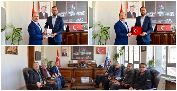 BAŞKAN YALÇIN’DAN TÜRK EĞİTİM-SEN’E SICAK KARŞILAMA