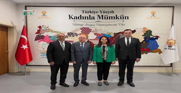 ZEHRA EREN, HATAY HEYETİNİ AK PARTİ GENEL MERKEZİ’NDE AĞIRLADI