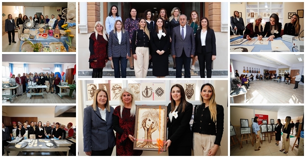 ESRA MASATLI’DAN DEFNE HALK EĞİTİM MERKEZİ’NE ANLAMLI ZİYARET