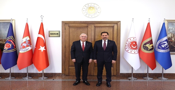 VALİ MASATLI MİLLİ SAVUNMA BAKANI YAŞAR GÜLER’İ ZİYARET ETTİ