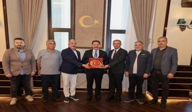 HBC YÖNETİMİ VALİ MASATLI’YI ZİYARET ETTİ