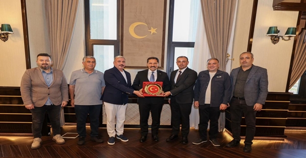 HBC YÖNETİMİ VALİ MASATLI’YI ZİYARET ETTİ