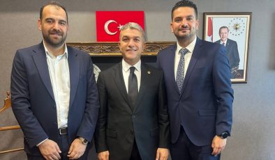 MİLLETVEKİLİ ADEM YEŞİLDAL, YILMAZ VE ÇELİK’İ AĞIRLADI