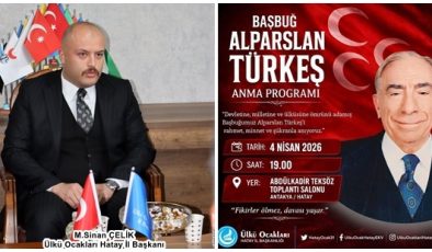 ÜLKÜ OCAKLARI’NDAN BAŞBUĞ ALPARSLAN TÜRKEŞ İÇİN ANMA PROGRAMI