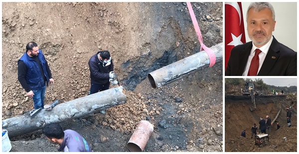 PAYAS’TA İÇME SUYU HATTI HIZLA ONARILDI