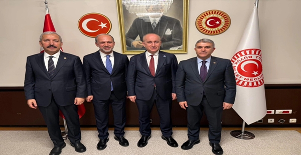 YEŞİLDAL, ÖZEL VE KARAHAN’DAN BAKAN YARDIMCISINA ZİYARET