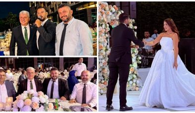 MUSTAFA ÖRGÜT, ALEYNA VE ERHAN ÇİFTİNİ MUTLU GÜNLERİNDE YALNIZ BIRAKMADI