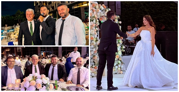 MUSTAFA ÖRGÜT, ALEYNA VE ERHAN ÇİFTİNİ MUTLU GÜNLERİNDE YALNIZ BIRAKMADI