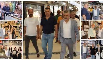 BAŞKAN ALAKUŞ’TAN UZUN ÇARŞI ESNAFINA ZİYARET