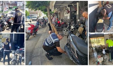HATAY’DA MOTOSİKLET TAMİRCİLERİ VE YEDEK PARÇACILARA SIKI DENETİM