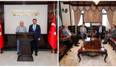 CEMİL ÇİÇEK’TEN HATAY VALİLİĞİ’NE ZİYARET