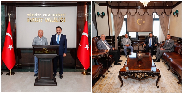 CEMİL ÇİÇEK’TEN HATAY VALİLİĞİ’NE ZİYARET