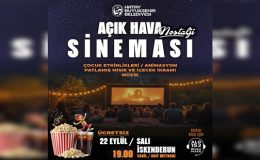 HBB’DEN İSKENDERUN’DA ÜCRETSİZ AÇIK HAVA SİNEMASI
