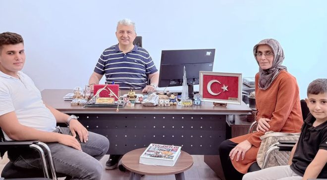 İL PLANLAMA MÜDÜRÜ ÖRGÜT, DEPREMZEDE DOĞRU AİLESİNİ AĞIRLADI